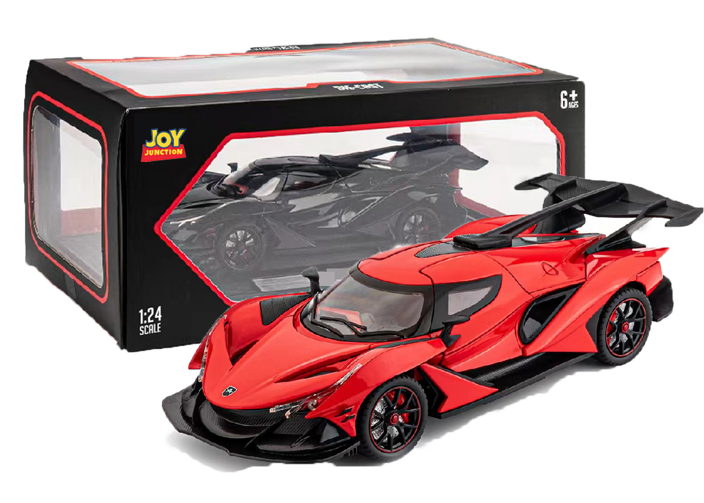 Apolloo IE CZ161 1:24 Scale Die-cast Alloy Toy Car with Lights, Sound & Openable Doors - Image 10