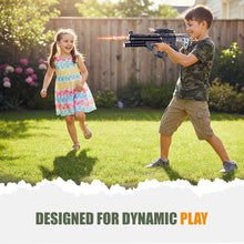 Military Camouflage Gun Toy for Kids – Light, Sound and Vibration Action