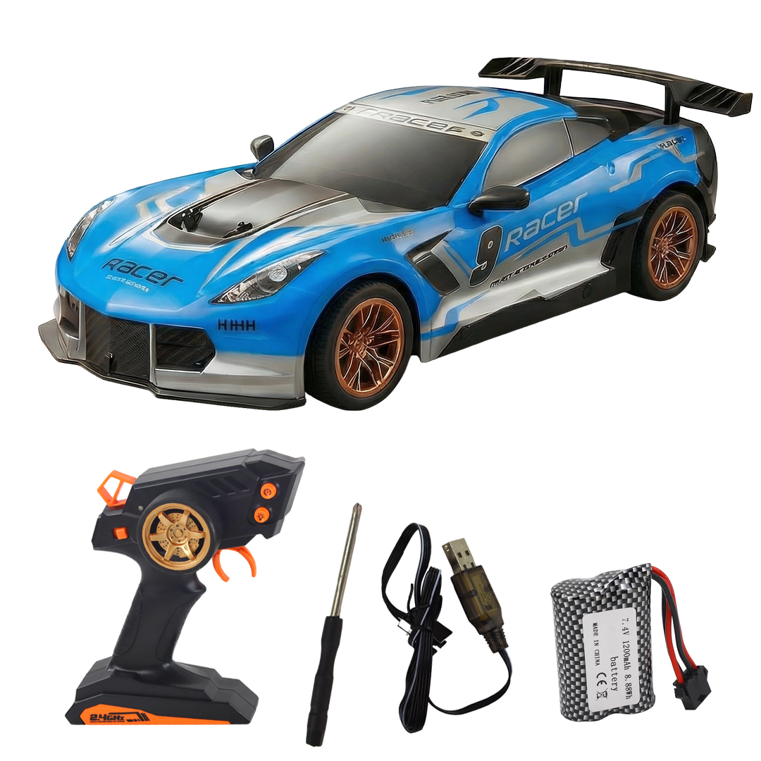 Mustang Style Model High-Speed 1:10 Scale Remote Control Car