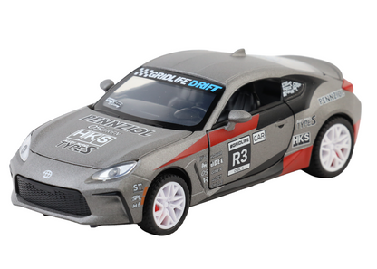 Toyota GR-86 1:32 Scale Alloy Metal Pullback Toy car with Openable Doors Light Music - Image 1