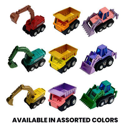 Mini Racer High Speed Engeering Series - Dipper,Digger,Lifter Pullback Toy (Pack of 3 Multicolors) - Joy Junction Uncategoriz