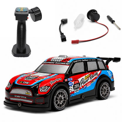 Rechargeable Remote Control - High Speed Drift Racing Car with Extra Drift Tires – Light & Smoke Effect