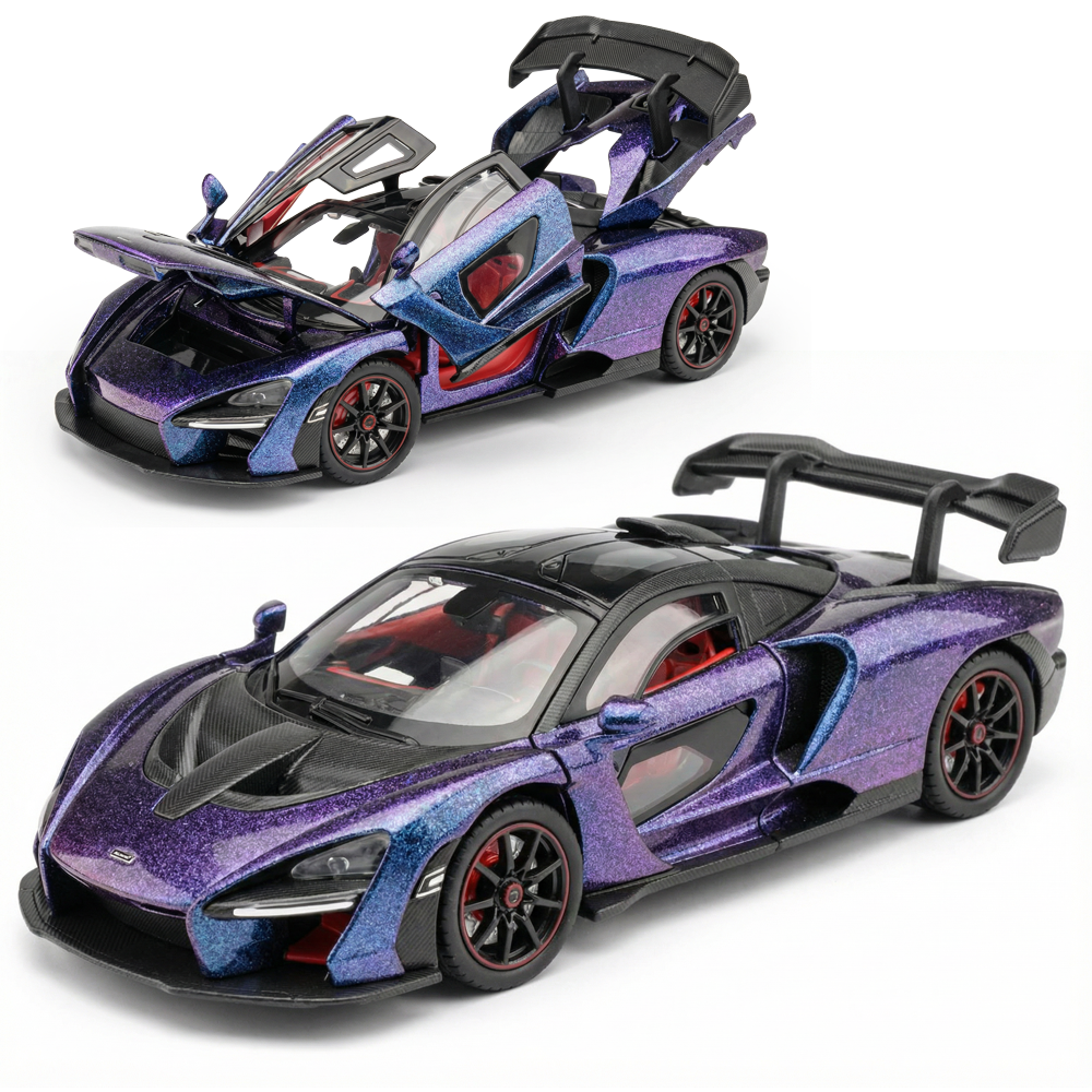 Super Run Senna 1:24 Scale Model Car