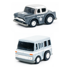 Mini Racer High Speed Transport-Series, Police-Car & Van Pullback Toy (Pack of 2 Multicolors) - Joy Junction Uncategorized (I