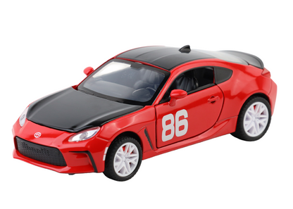 Toyota GR-86 1:32 Scale Alloy Metal Pullback Toy car with Openable Doors Light Music - Image 2