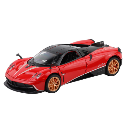 Pagani Huayra 1:32 Scale Alloy Metal Pullback Toy car with Openable Doors Light Music