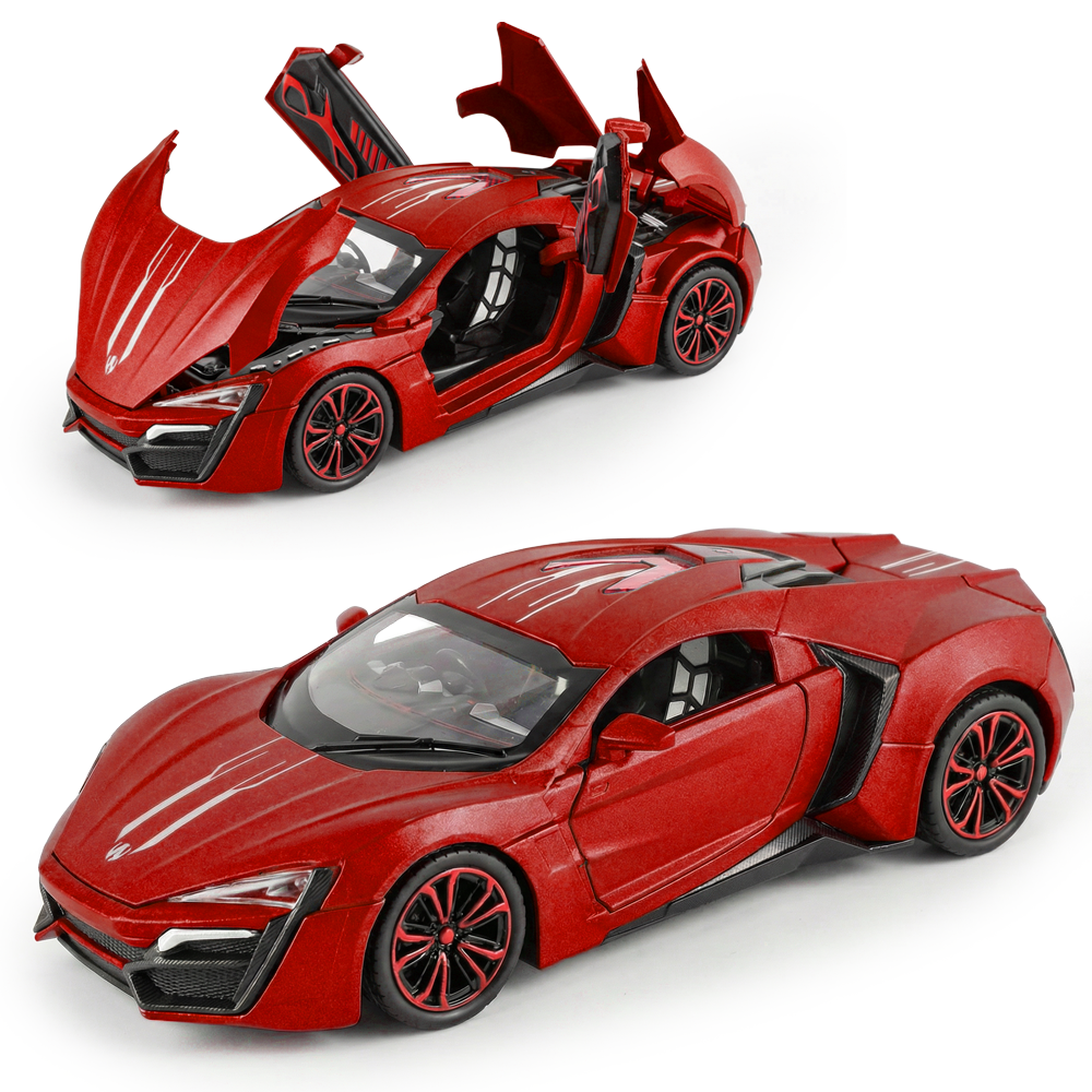 Lyken Super Run 1:24 Scale Model Car With Smoke Effect