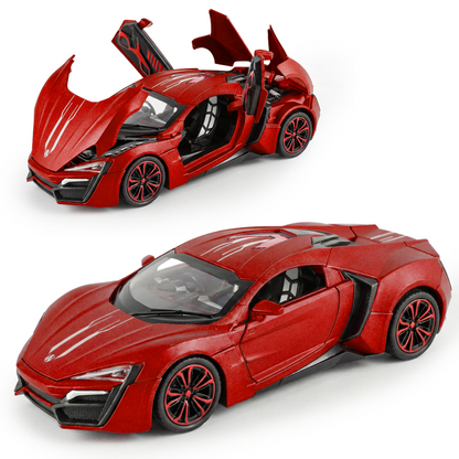 Lyken Super Run 1:24 Scale Model Car With Smoke Effect