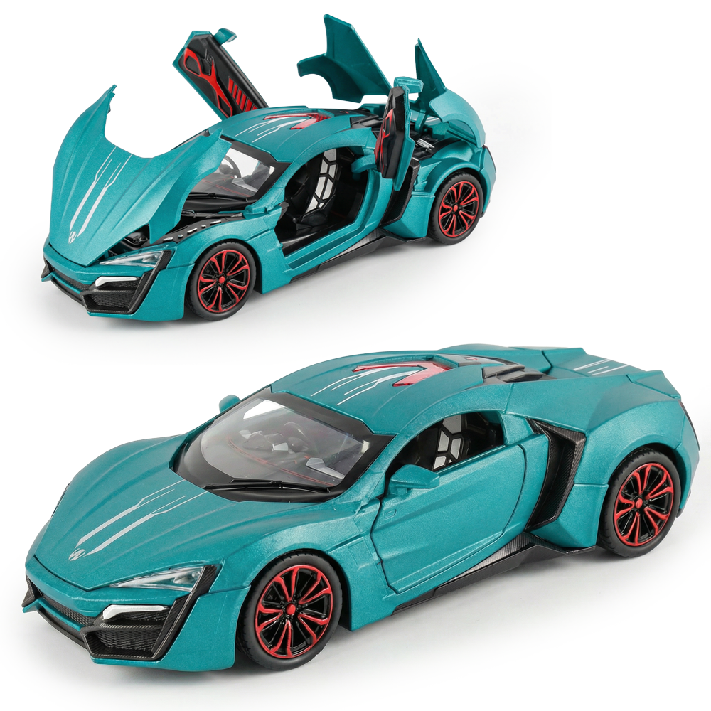Lyken Super Run 1:24 Scale Model Car With Smoke Effect