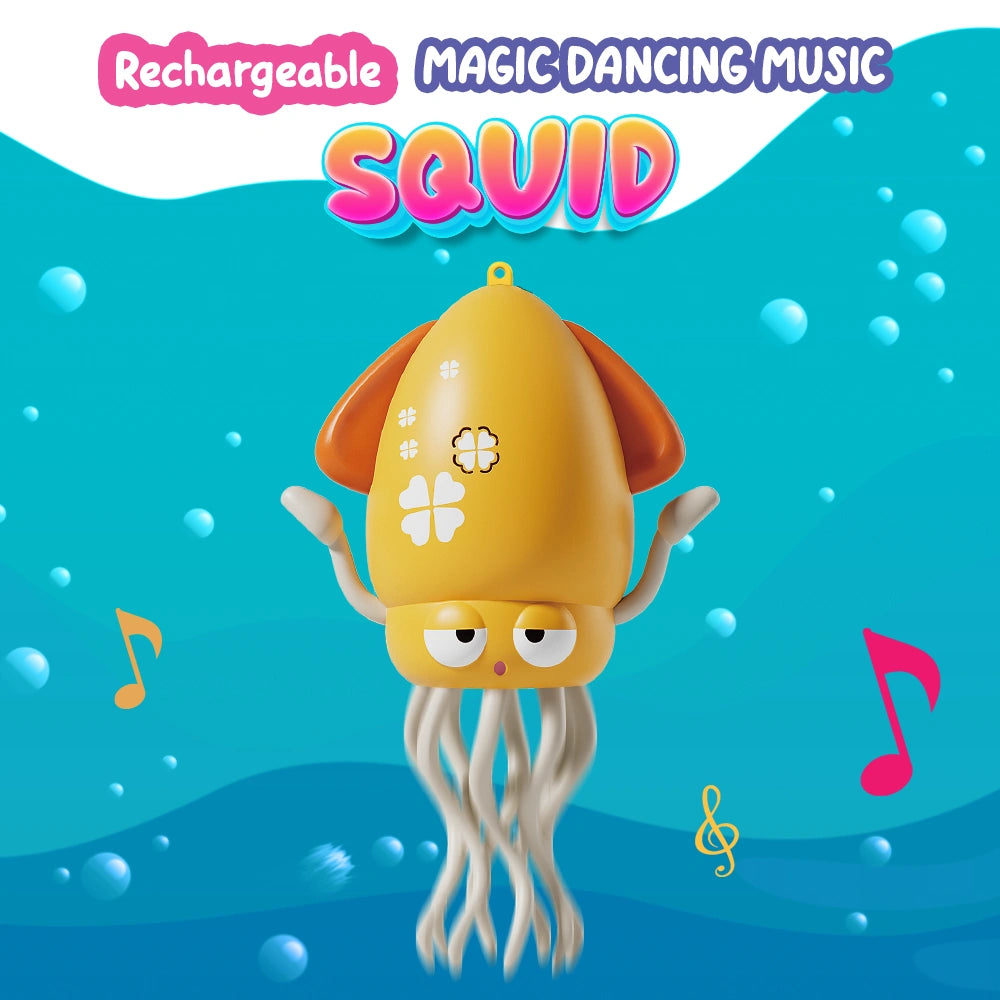 Dancing Squid Baby Toy – Crawling, Music & LED Magic for Active Playtime