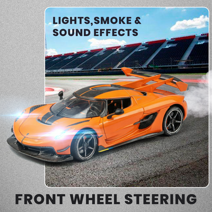 Koenigsegg 1:24 Scale Model Car with Smoke Effect