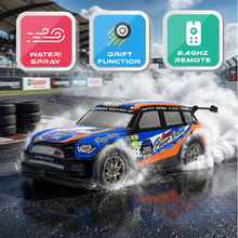 Rechargeable Remote Control - High Speed Drift Racing Car with Extra Drift Tires – Light & Smoke Effect