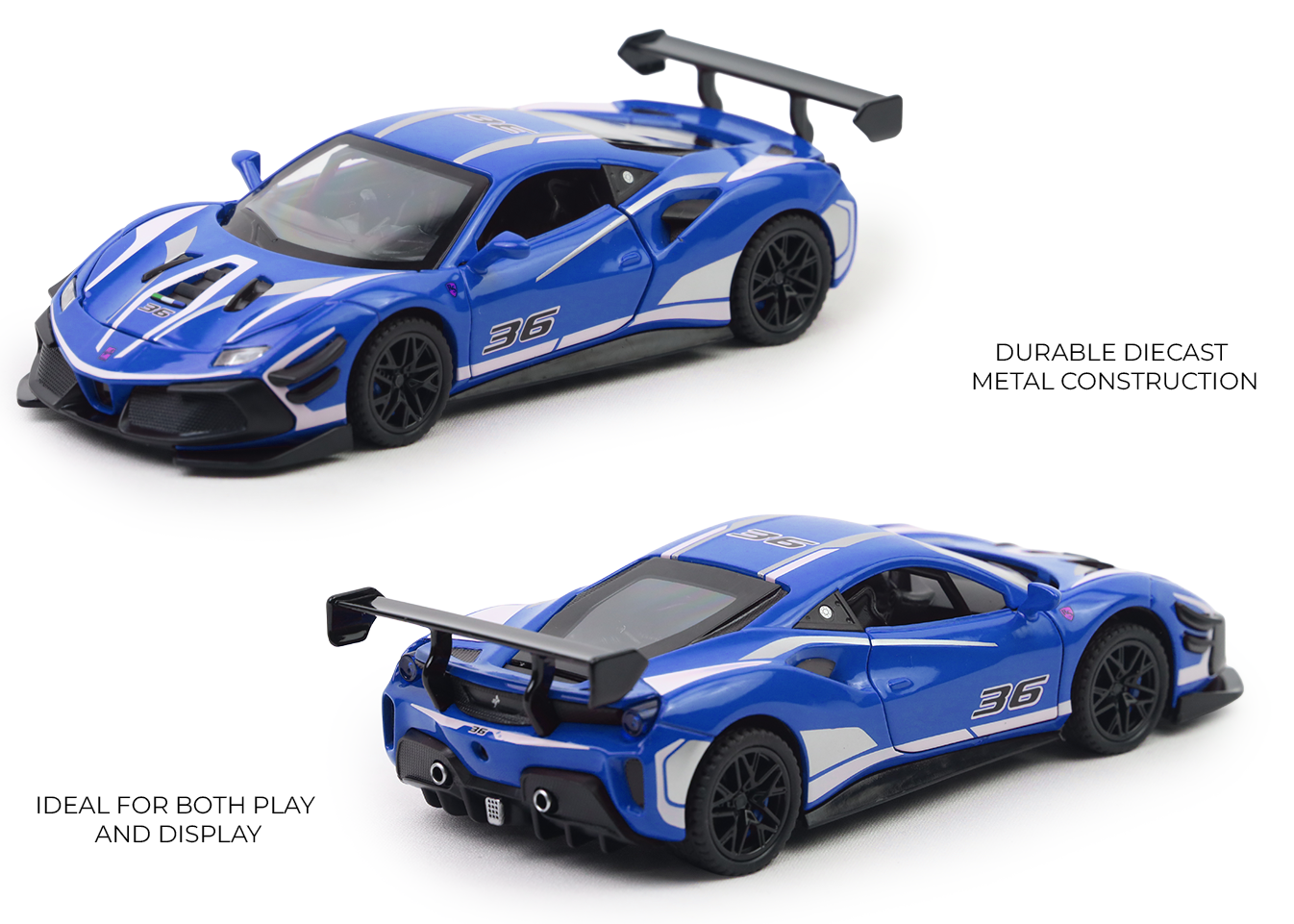 Ferrari 488 Track Version 1:32 Scale Model Car - Image 5