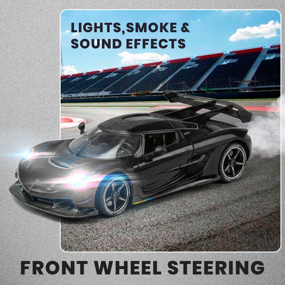 Koenigsegg 1:24 Scale Model Car with Smoke Effect