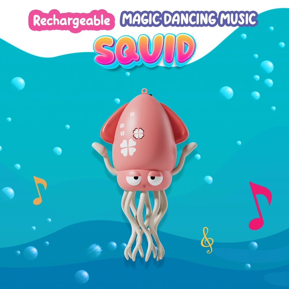 Dancing Squid Baby Toy – Crawling, Music & LED Magic for Active Playtime