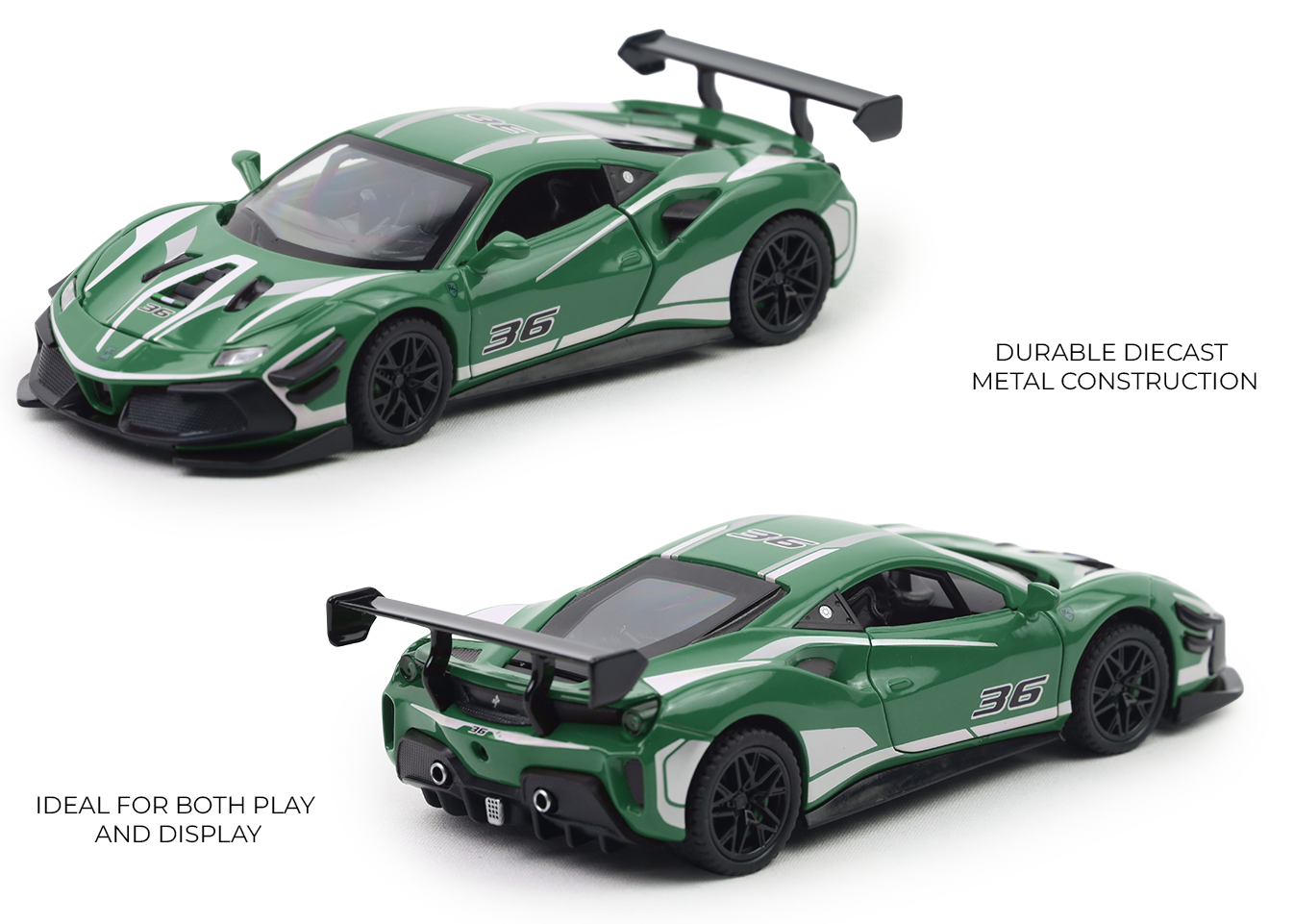 Ferrari 488 Track Version 1:32 Scale Model Car - Image 11