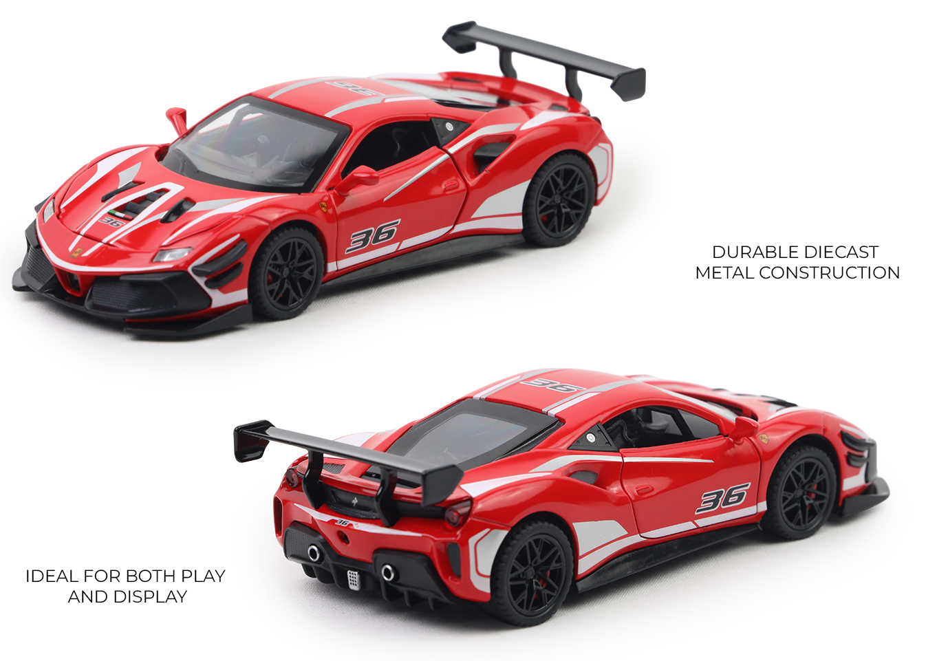 Ferrari 488 Track Version 1:32 Scale Model Car - Image 17