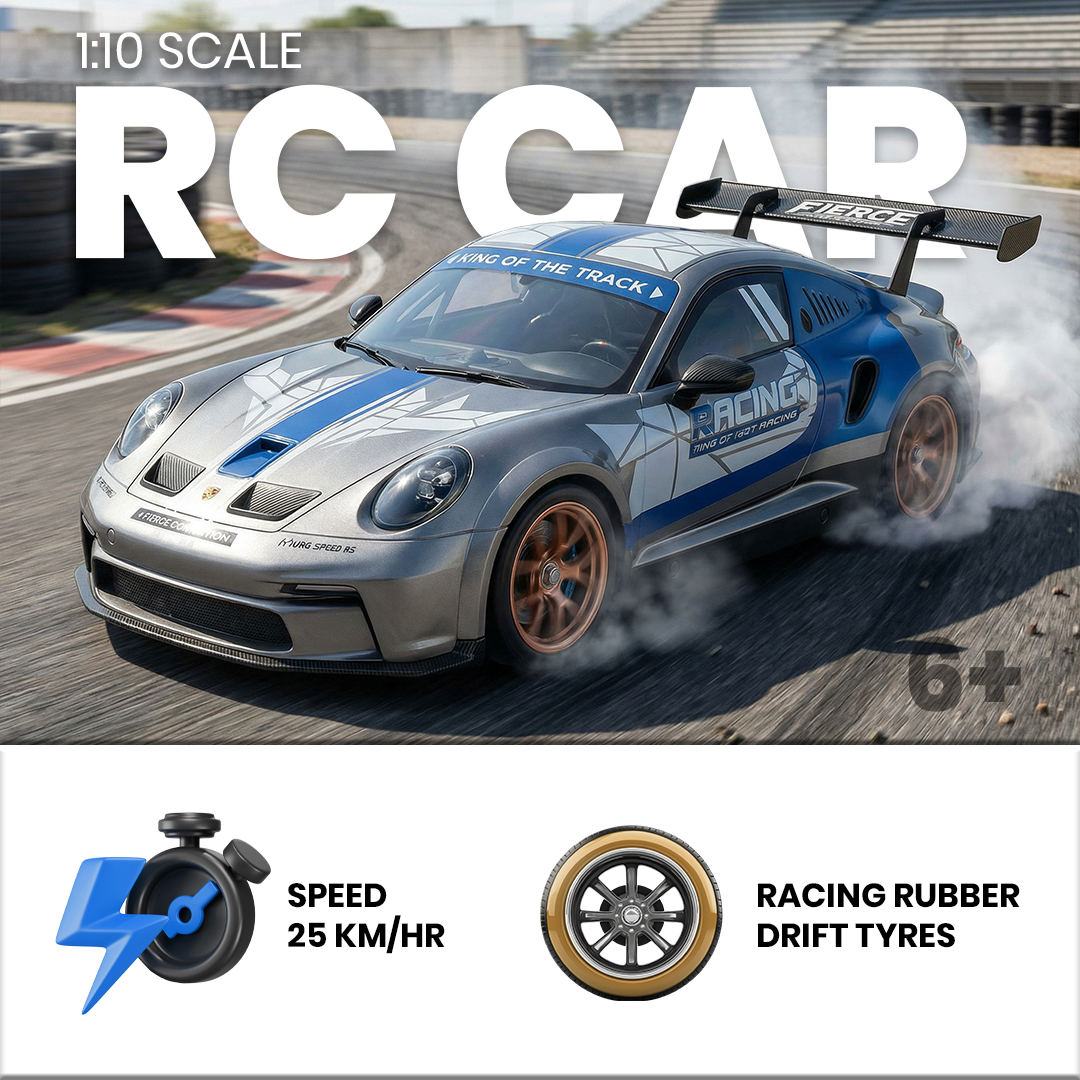 Porsche Model High-Speed 1:10 Scale Remote Control Car