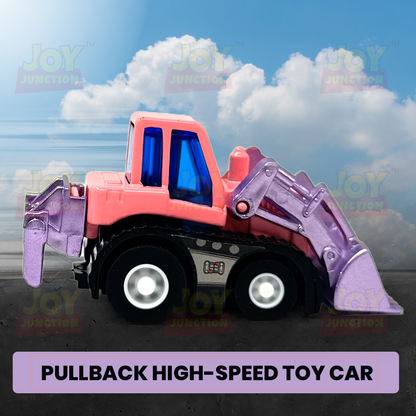 Mini Racer High Speed Engeering Series - Dipper,Digger,Lifter Pullback Toy (Pack of 3 Multicolors) - Joy Junction Uncategoriz