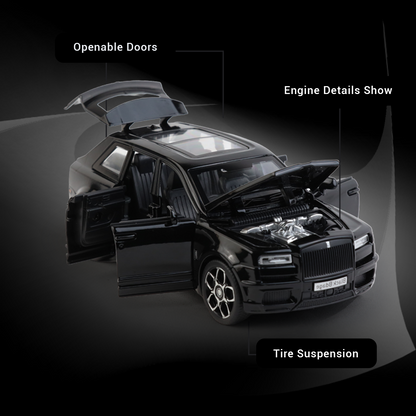 Rols Royce Cullinan Black Badge 1:32 Scale Model Car