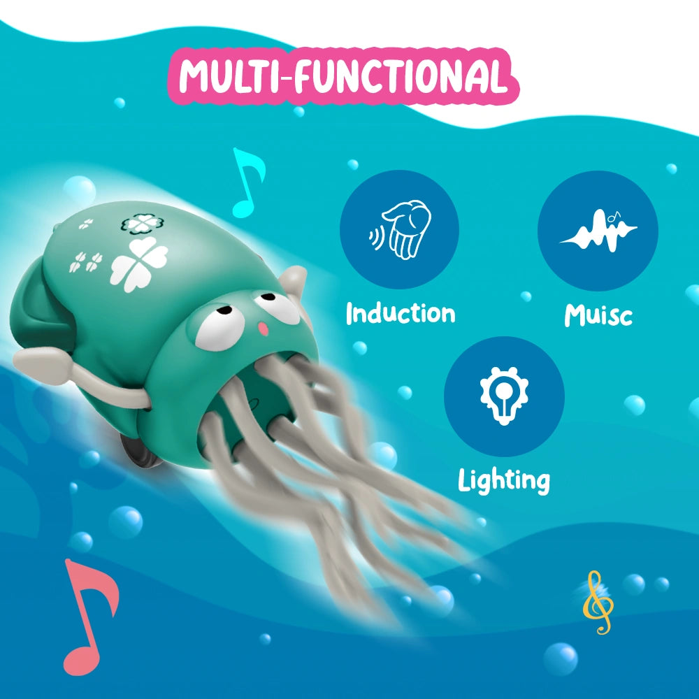 Dancing Squid Baby Toy – Crawling, Music & LED Magic for Active Playtime