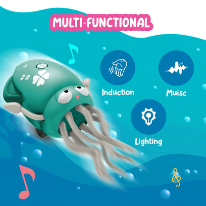 Dancing Squid Baby Toy – Crawling, Music & LED Magic for Active Playtime