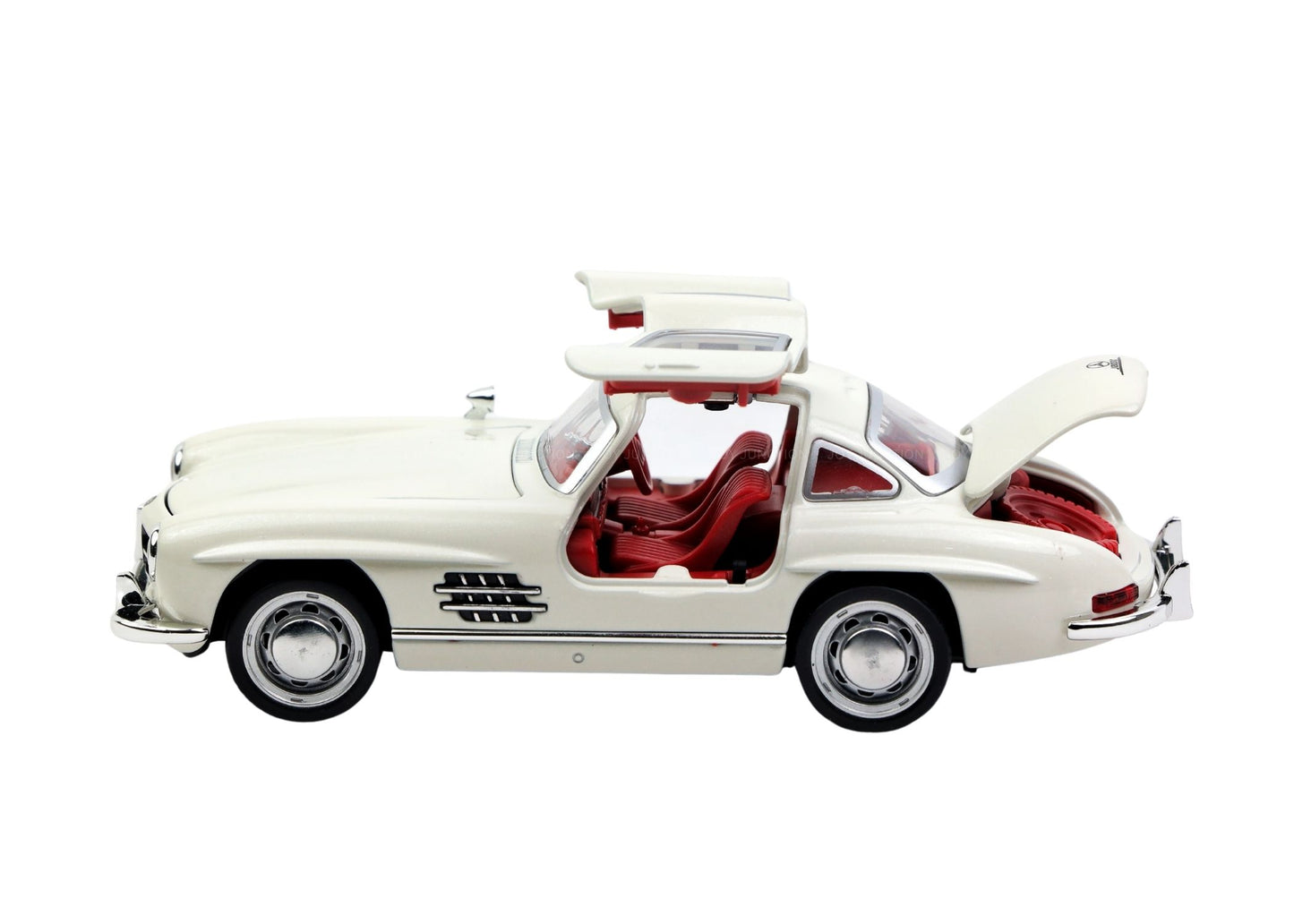 Mercedez Benzz 300SL Diecast Car 1:32 Scale – Metal Model with Lights, Sound & Pull-Back Action