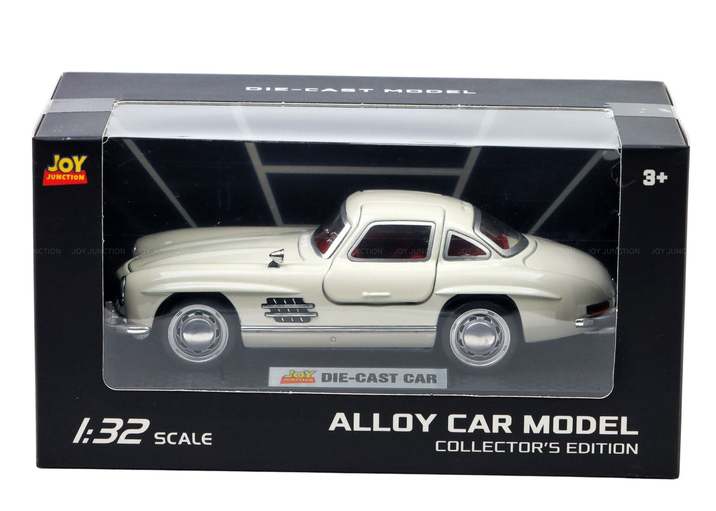 Mercedez Benzz 300SL Diecast Car 1:32 Scale – Metal Model with Lights, Sound & Pull-Back Action