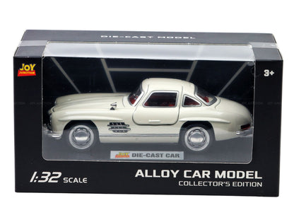 Mercedez Benzz 300SL Diecast Car 1:32 Scale – Metal Model with Lights, Sound & Pull-Back Action