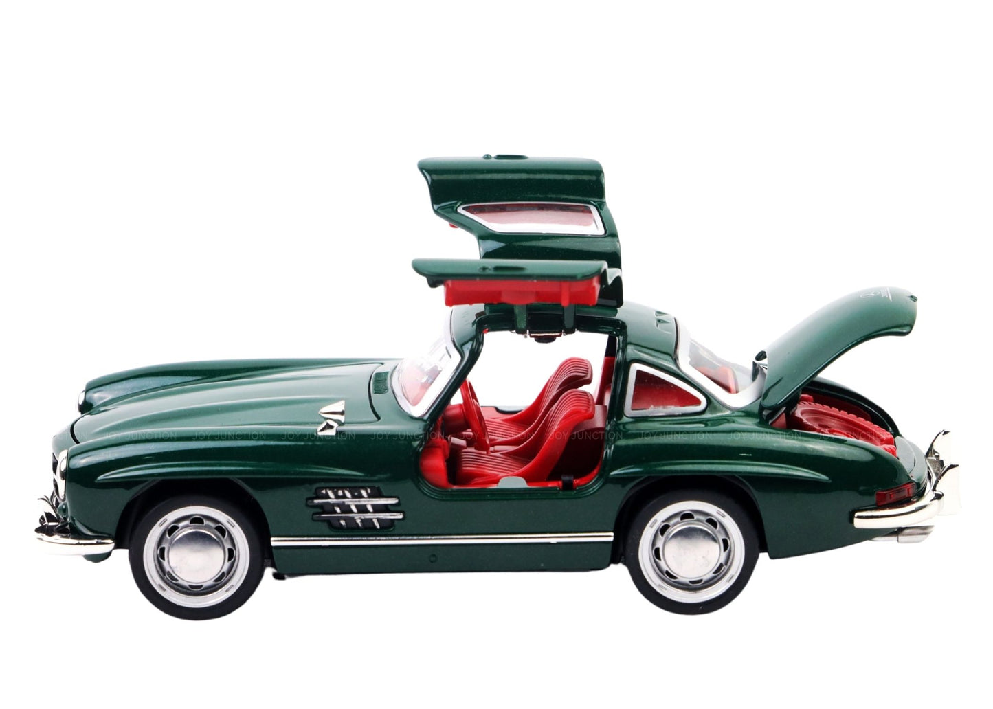 Mercedez Benzz 300SL Diecast Car 1:32 Scale – Metal Model with Lights, Sound & Pull-Back Action