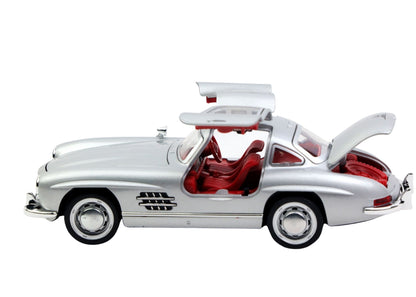 Mercedez Benzz 300SL Diecast Car 1:32 Scale – Metal Model with Lights, Sound & Pull-Back Action