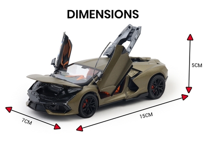Lamborghini Daniel Street 1:24 Scale Model Car - Image 15
