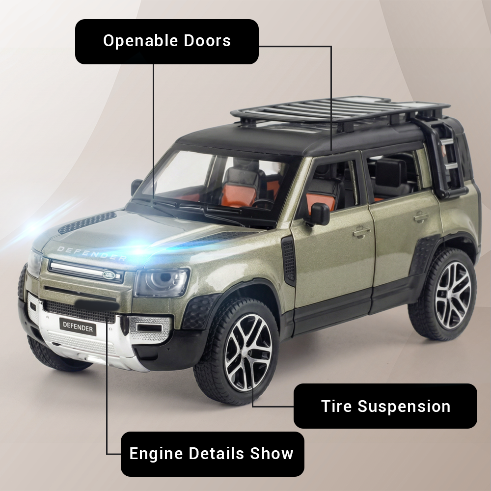 Land Rover Defender 1:24 Scale Model Car