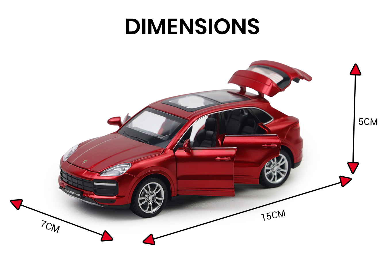 Porsche Cayenne 1:32 Scale Model Car - Image 6