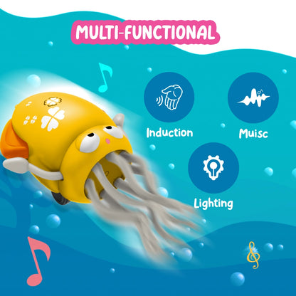 Dancing Squid Baby Toy – Crawling, Music & LED Magic for Active Playtime