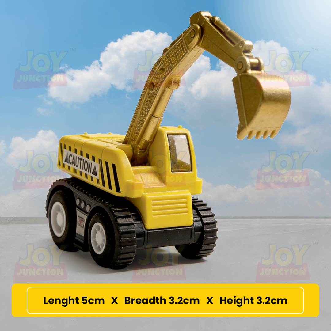 Mini Racer High Speed Engeering Series - Dipper,Digger,Lifter Pullback Toy (Pack of 3 Multicolors) - Joy Junction Uncategoriz