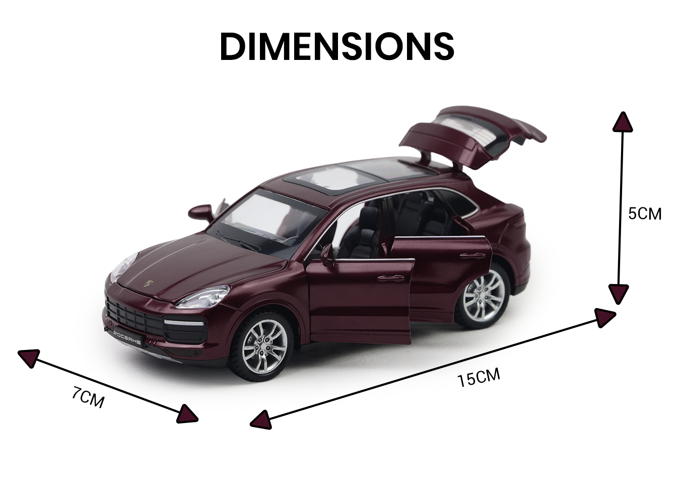 Porsche Cayenne 1:32 Scale Model Car - Image 15