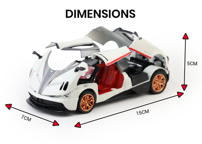 Pagani Fengshen 1:32 Scale Alloy Metal Pullback Toy car with Openable Doors Light Music