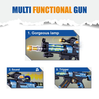 Military Defender Gun Toy for Kids – Light and Sound Action - Joy Junction Uncategorized (Image 3)