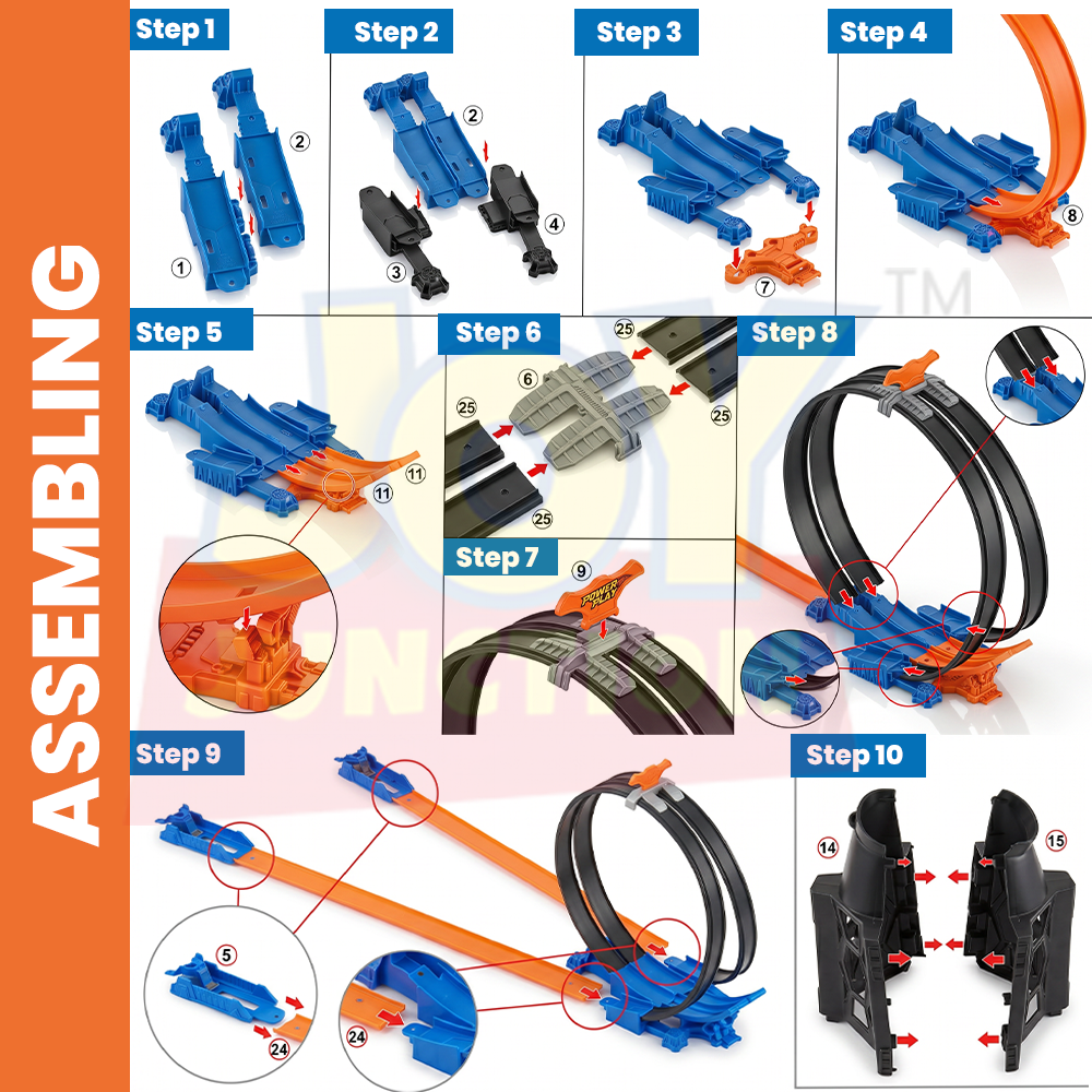Double Loop 33 Pieces Track Set