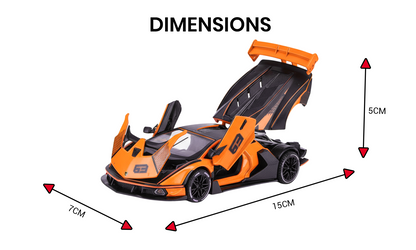 Lamborghini 1:32 Scale Alloy Metal Pullback Toy car with Openable Doors Light Music