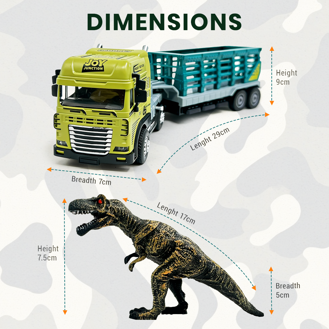 Rescue Series Alloy Trailer Truck - Tyrannosaurus Rex - Joy Junction Uncategorized (Image 10)