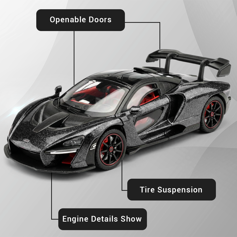 Super Run Senna 1:24 Scale Model Car