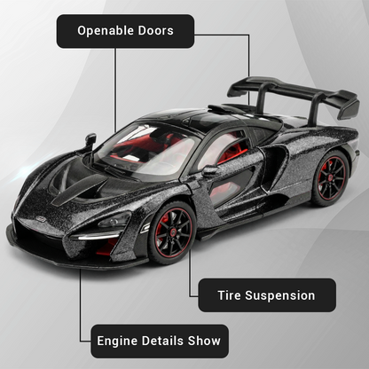 Super Run Senna 1:24 Scale Model Car