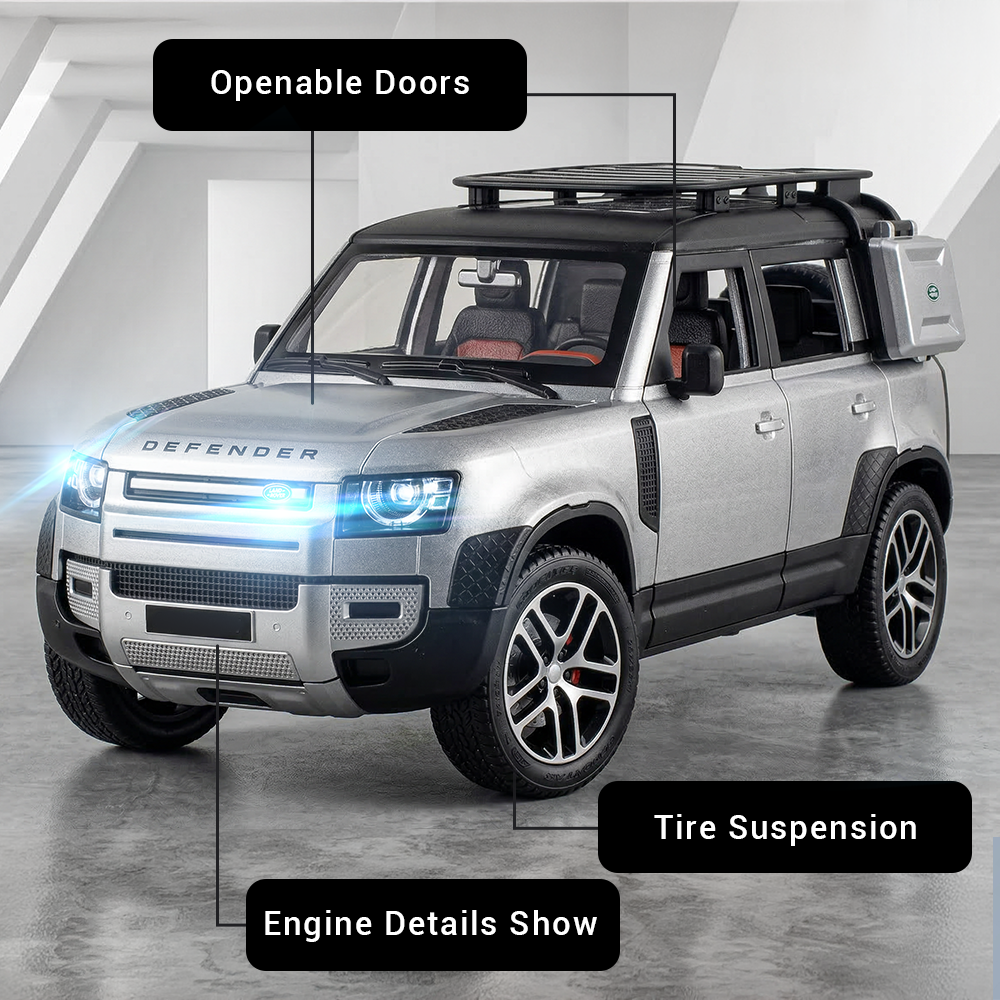 Land Rover Defender 1:24 Scale Model Car