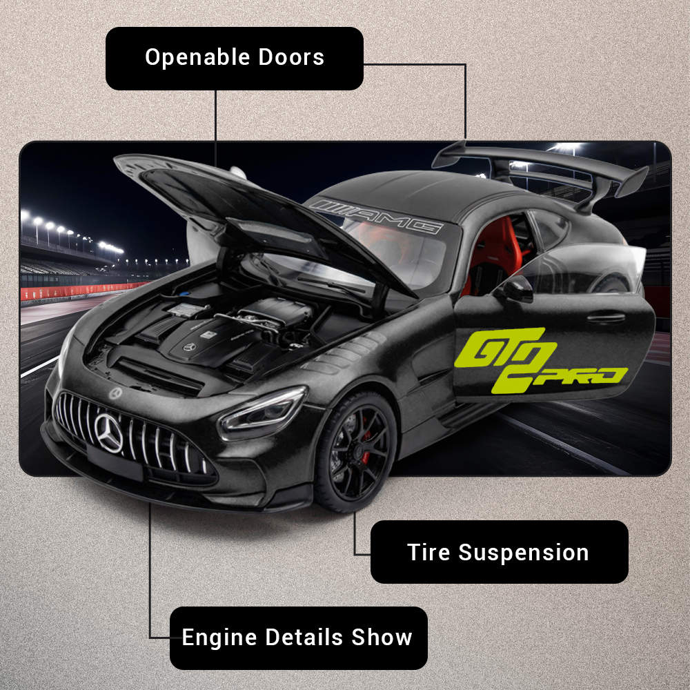Mercedes Benz AMG-GT 1:24 Scale Model Car