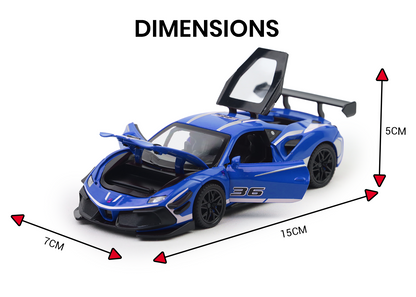 Ferrari 488 Track Version 1:32 Scale Model Car - Image 6