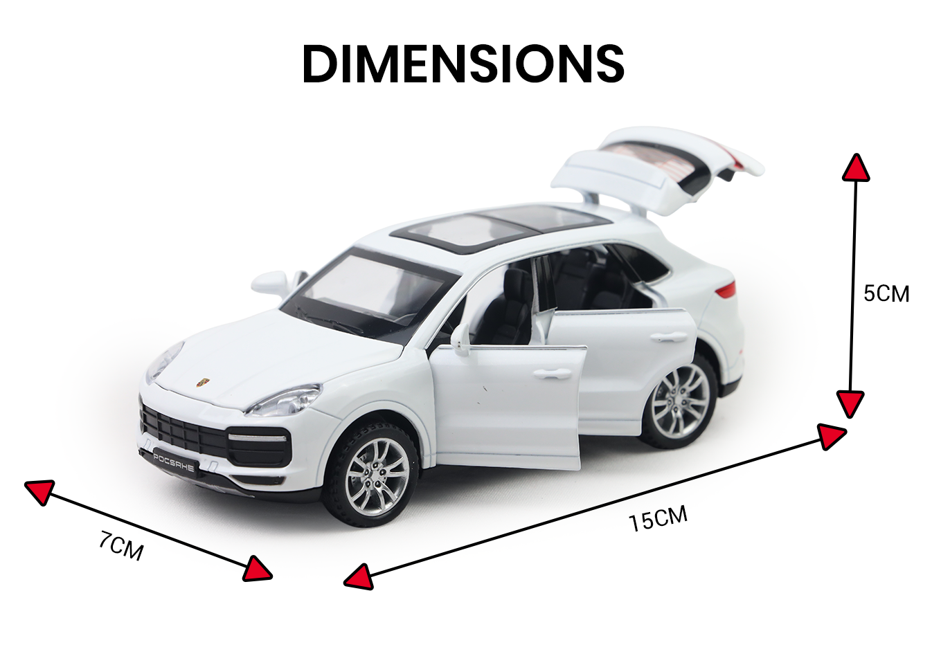 Porsche Cayenne 1:32 Scale Model Car - Image 20