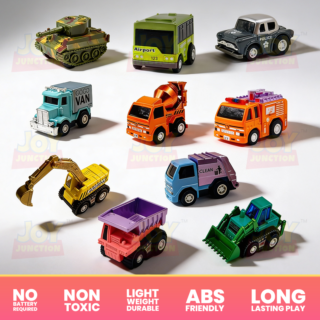 Mini Racer High Speed Pullback Assorted Model Toys (Pack of 10 Multicolors) - Joy Junction Uncategorized (Image 3)