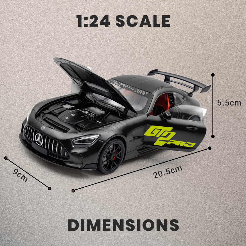 Mercedes Benz AMG-GT 1:24 Scale Model Car